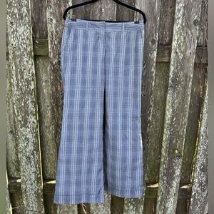 Y2K Vintage Tracy Evans Plaid Wide Leg Trousers - Size 9